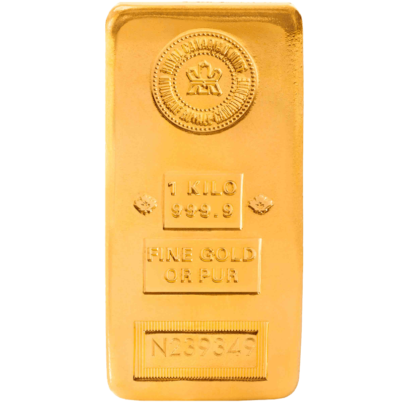Achetez kg Royal Canadian Mint Gold Bar Prix au Canada